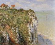 Claude Monet Cliffs near Dieppe France oil painting artist